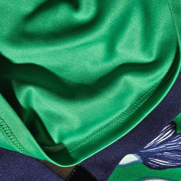 Vince Camuto Womens Spring Floral Preppy Green Sheath Dress 3/4 Sleeve Fully Lin - Picture 7 of 16